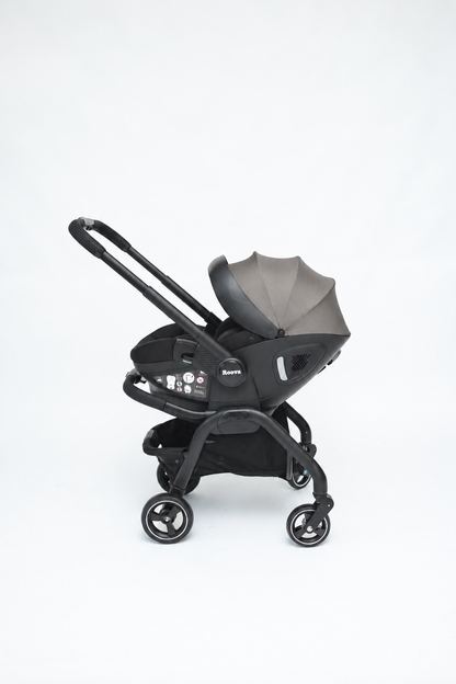 Roova® Duo iSIZE | All black / Taupe