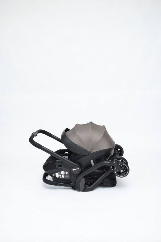 Roova® Duo iSIZE | All black / Taupe