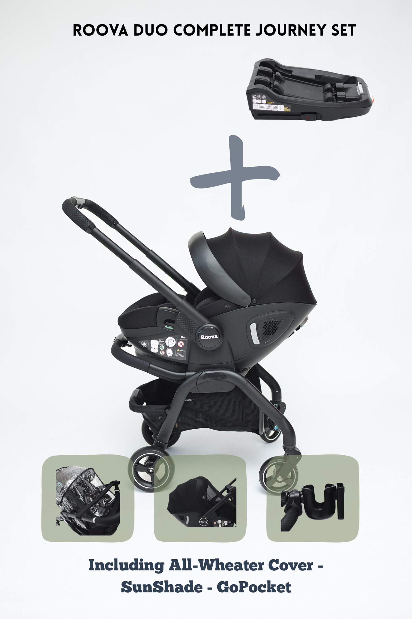 Roova® Duo iSIZE | Complete Journey SET