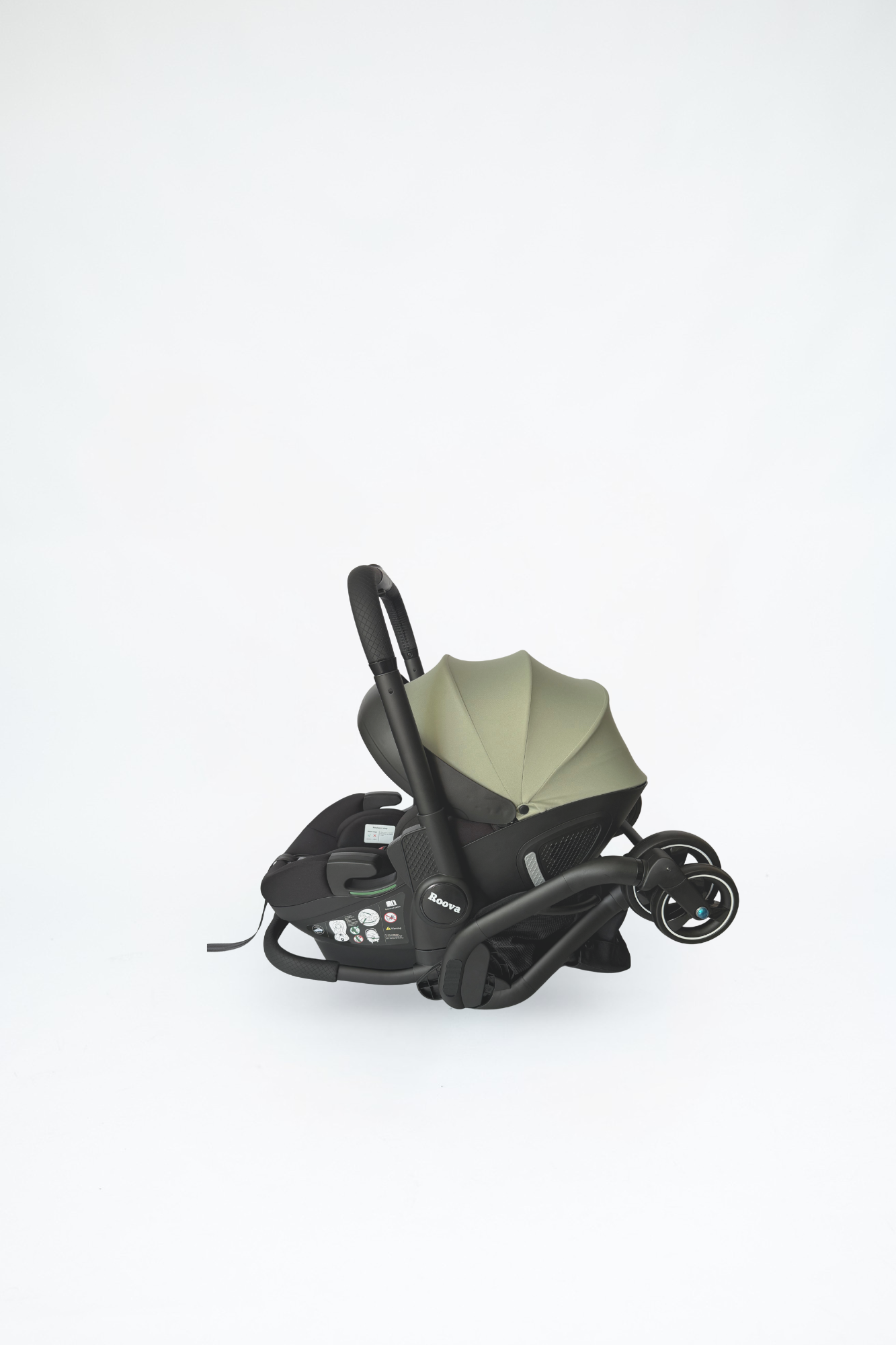 Roova Duo - All black edition | Olive Mist