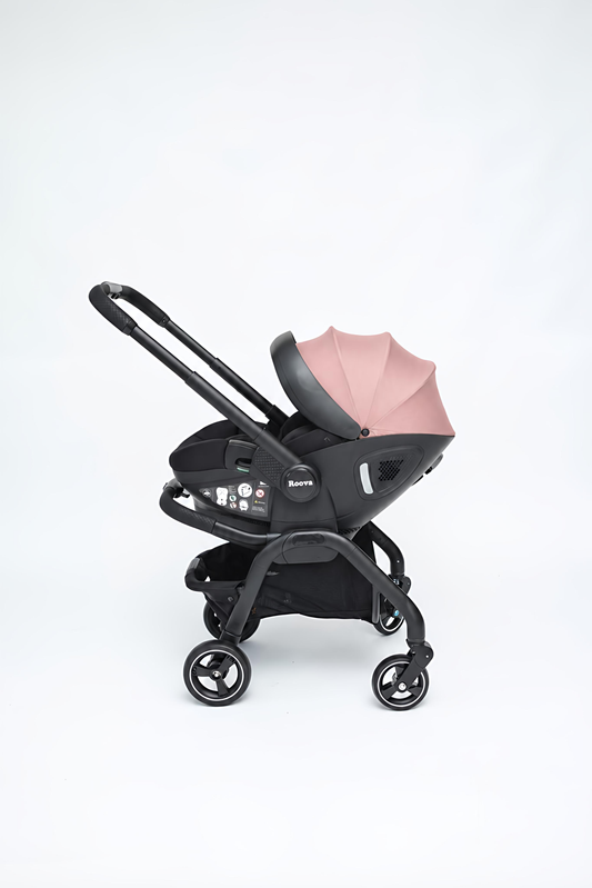 Roova® Duo iSIZE | All black / Rose