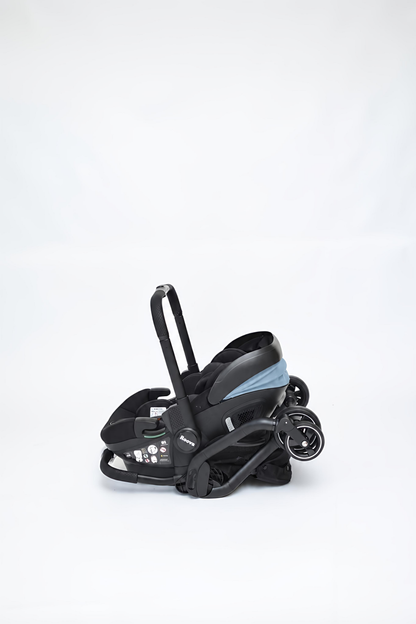 Roova® Duo iSIZE | All black / Blue
