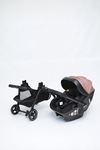 Roova® Duo iSIZE | All black / Rose