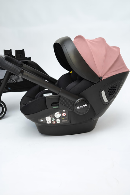 Roova® Duo iSIZE | All black / Rose